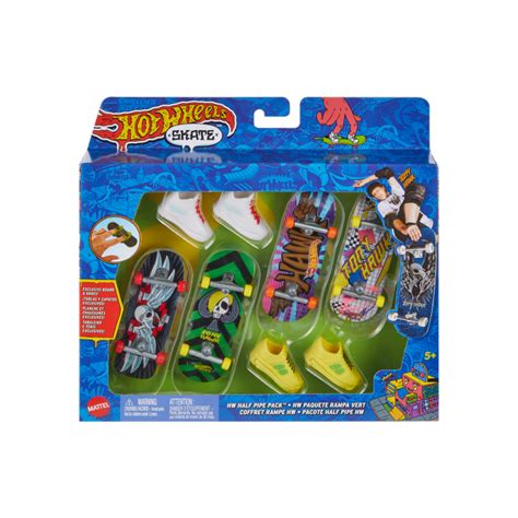 Ripley Hot Wheels Skate Multipack 4 Fingerboards Tenis Moradas Y Negras