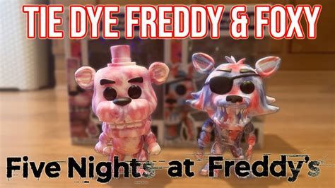 Five Nights At Freddy S Tie Dye Freddy Foxy Funko Pop Unboxing