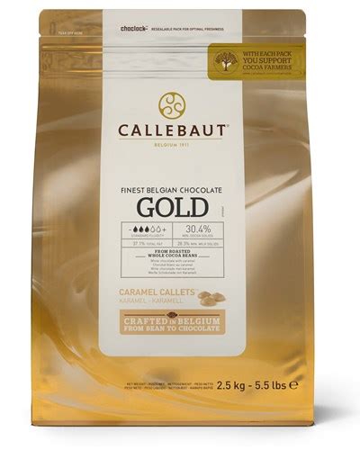 Callebaut Gold Chocolate Chips Callets Chocolate Trading Co