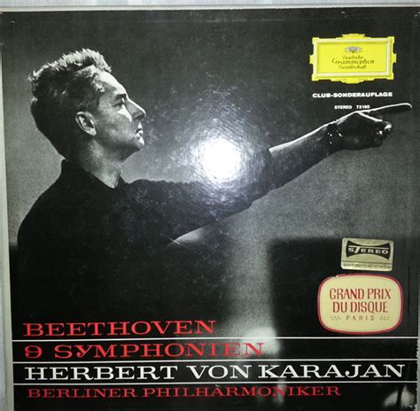 Symphonien De Ludwig Van Beethoven Herbert Von Karajan Berliner