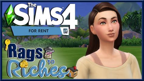 🔑 Rags To Riches Challenge The Sims 4 For Rent Part 1 🏠 Youtube