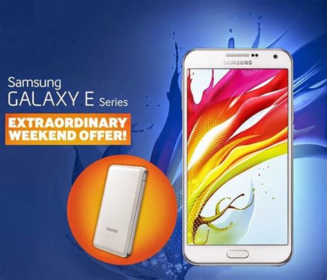 Samsung Galaxy E Series' Extraordinary Weekend Offer - Gizmo Manila