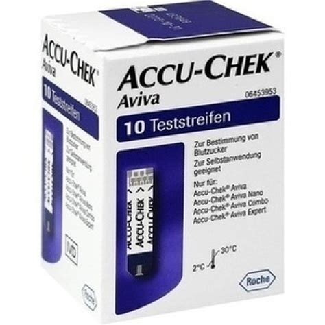 ACCU CHEK AVIVA TESTSTREIFEN PLASMA II 1X10 STUECK Schon Ab 8 2 EUR