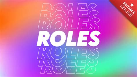 ROLES Text Effect Generator