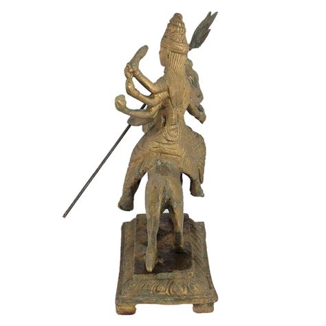 Brass Durga Maa Sherawali Statue