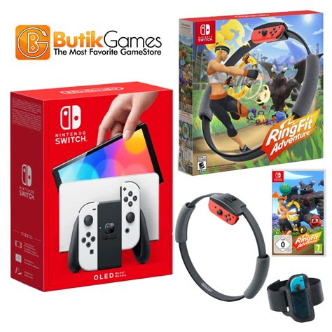 Jual Nintendo Switch OLED Console Mesin Bundle Ringfit Ring Fit