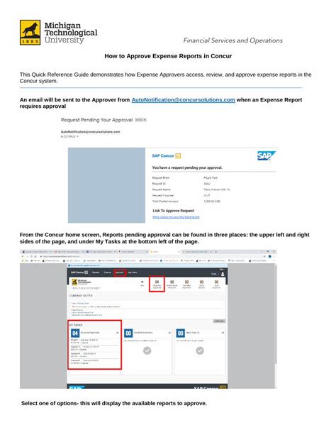 Pdf How To Approve Expense Reports In Concur As An Approver You Are