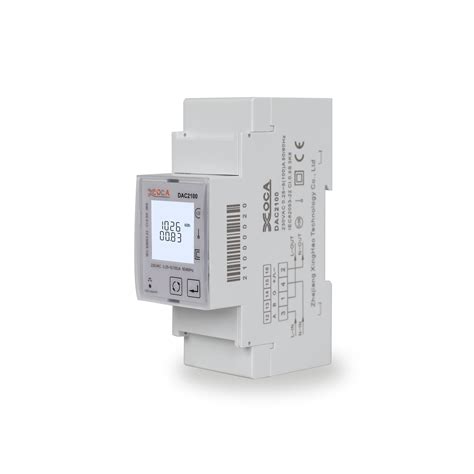 Din Rail Meter Single Phase Electric Meter In Built Relay Zigbee Tuya