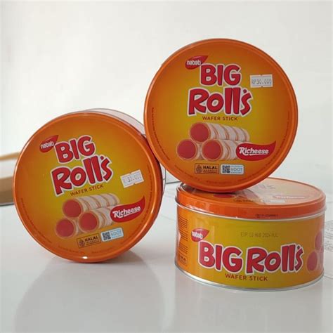 Jual Nabati Richeese Big Rolls Wafer Stick Kaleng 191gr Shopee Indonesia