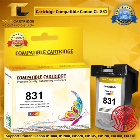 Jual Cartridge Tinta Canon Cl Color Recycle Catridge Cl Katrid