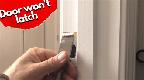 Door Won T Latch How To Move A Strike Plate YouTube