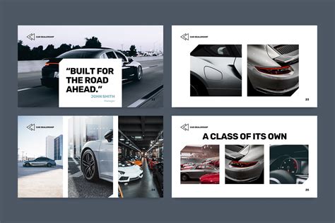 Car Dealership PowerPoint Presentation Template :: Behance