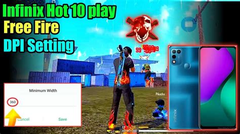 Infinix Hot 10 Play Free Fire Dpi Setting YouTube