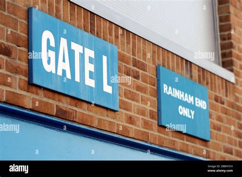 Gate L For The Rainham End At Mems Priestfield Stadium In Gillingham