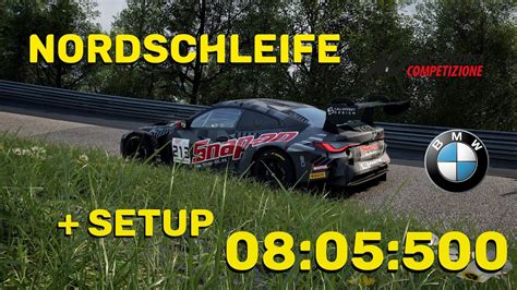 Acc Hotlap Bmw M Gt Nordschleife W Free Setup Youtube