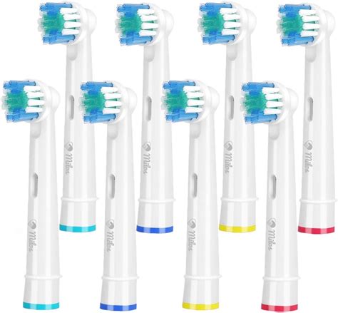 Milos Replacement Toothbrush Heads Pack Of Compatible With Braun