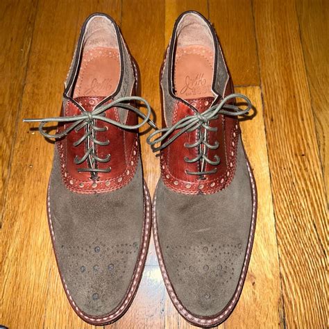 Johnston And Murphy Suede Saddle ‘warner Oxford Dress Gem