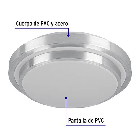 Ficha Tecnica Luminario Led W Plaf N Decorativo Met Lico Luz D A Basic