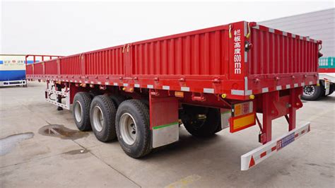 Grain Transport Trailer Used Tri Axle Sideboard Trailer