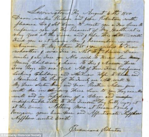 Dear Uncles I Am Free Fascinating 19th Century Letters Give Glimpse