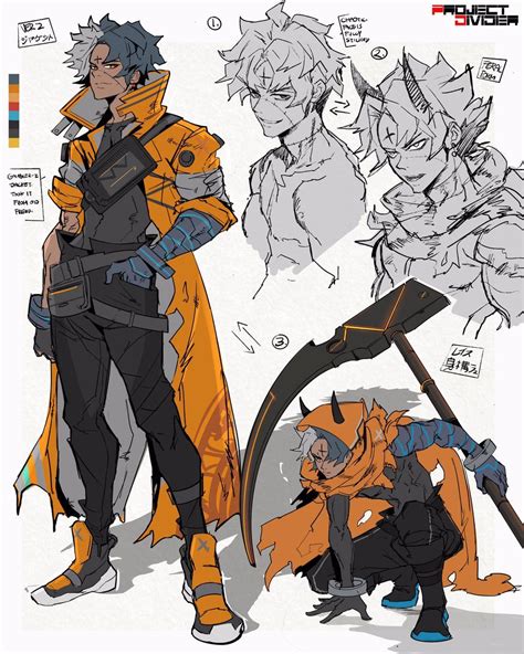 An Image Of Some Character Sketches From The Video Game Overwatch