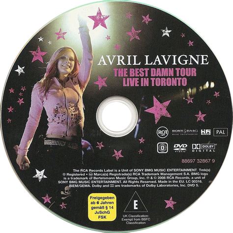 Car Tula Dvd De Avril Lavigne The Best Damn Tour Live In Toronto