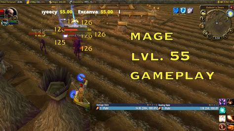 Wow Classic Mage Leveling 55 Dalsons Tears Aoe Mobs Youtube