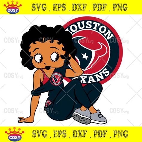 Houston Texans Betty Boop Svg Sport Svg Texans Betty Boop Betty Boop