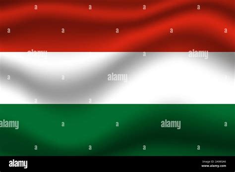 National flag of Hungary. original colors and proportion. Simply vector ...