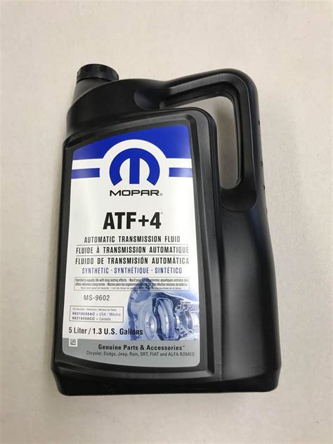 Atf4 Automatic Transmission Fluid 5l 68218058ac Ms 9602 Ebay