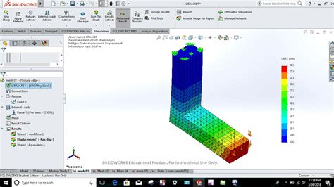 Stress Analysis Using Solidworks Youtube