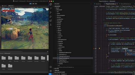 Visual Studio Code向けunity拡張機能、プレビュー版をmicrosoftがリリース。intellisenseによるコード