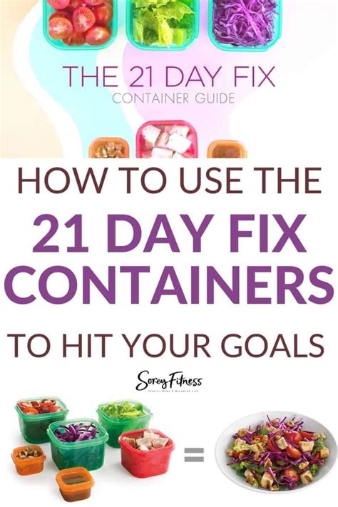 Free 21 Day Fix Containers Calculator Sizes Artofit