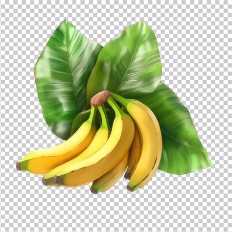 Premium Psd Bananas Isolated On Transparent Background