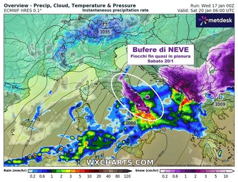 Meteo NEVE In Arrivo Tra Poco Nuovo Carico Abbondante Stavolta Fin