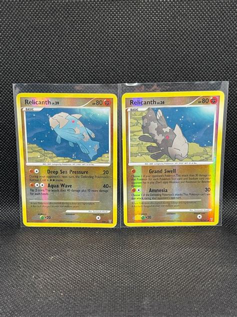 Pr Dmg Pok Mon Tcg Relicanth Supreme Victors Sh Holo Shiny Holo Rare