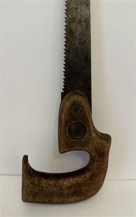 Vintage Henry Disston Sons Philadelphia Keyhole Hand Saw Circa 1896