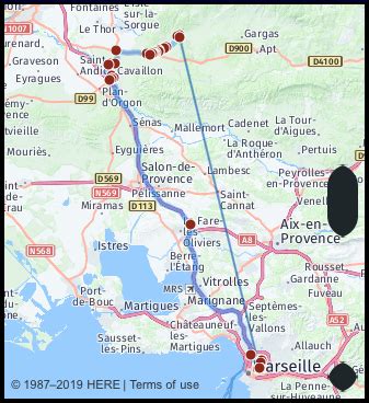 What is the distance from Gordes France to Marseille France? Google ...