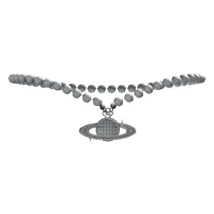 Silver Y2K Planet Necklace 1 0 Roblox Item Rolimon S