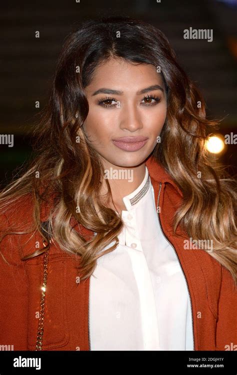 Vanessa White Arriving At Hyde Parks Winter Wonderland London Stock