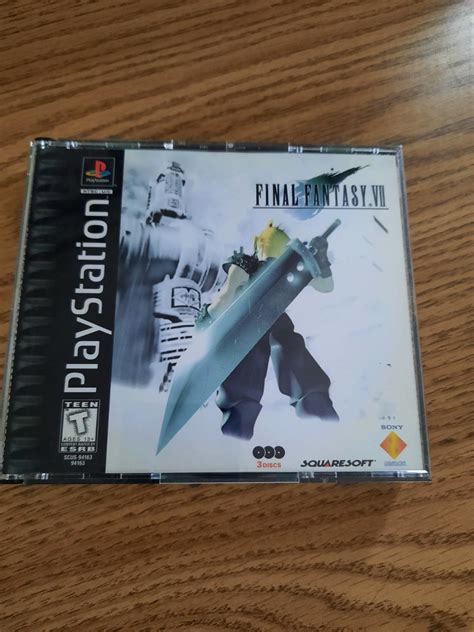 Final Fantasy Vii Item Box And Manual Playstation