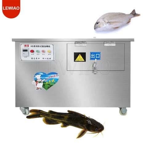 Electric Salmon Tilapia Fish Scaling Skinning Cleaning Machinery Fish