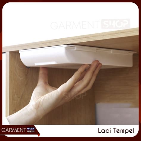 Jual Laci Tempel Bawah Meja Tempat Kotak Tambahan Penyimpanan Serbaguna