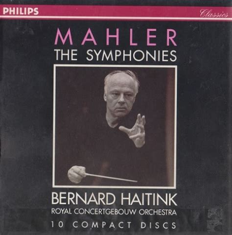 Box Set Bernard Haitink Concertgebouworkest Amsterdam Mahler The