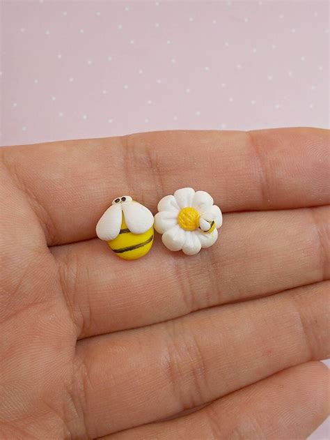 Bee Earrings Save The Bee Stud Earring Post Earring Bee Etsy