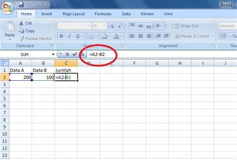 Cara Membuat Formula Pengurangan Di Excel Panduan Belajar Ms Office