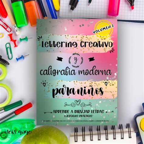 Cuaderno De Lettering Con Puntos Para Ni Os