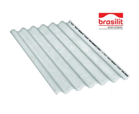 TELHA FIBROCIMENTO 1 83X1 10M 5MM BRASILIT