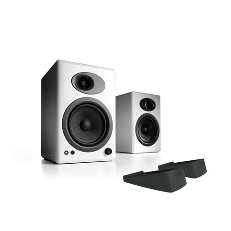 Audioengine A Premium Powered Bookshelf Speakers With Stands Pair