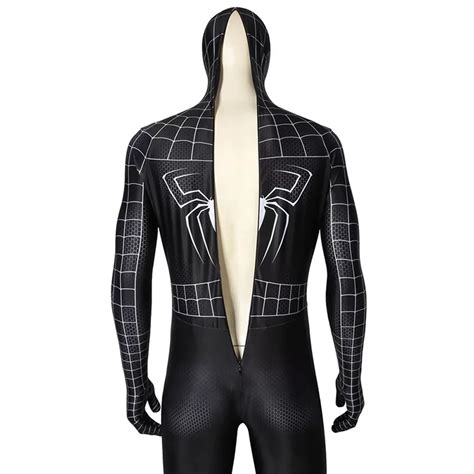 Eddie Brock Venom Cosplay Costumes 3d Black Venom Spider Suit Zentai